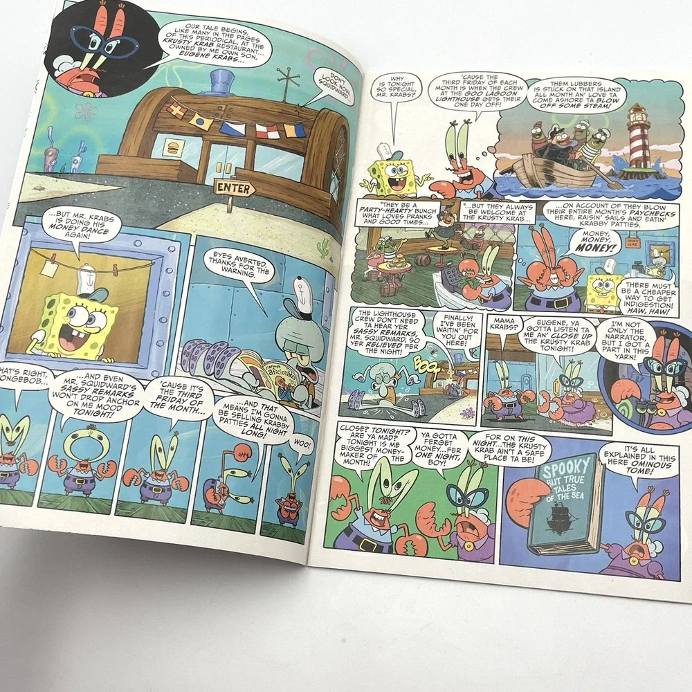 SpongeBob Comics #73 2017 Curse of the S.S. Unpleasant United Plankton Direct